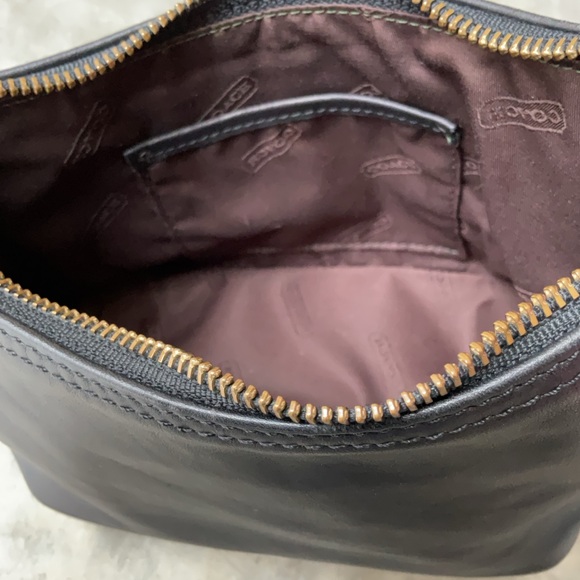 Vintage COACH Black Leather Demi Baguette Bag 9844 - Picture 12 of 16